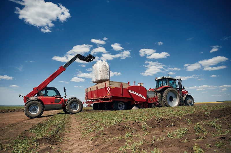 Agricultural machinery, tractors