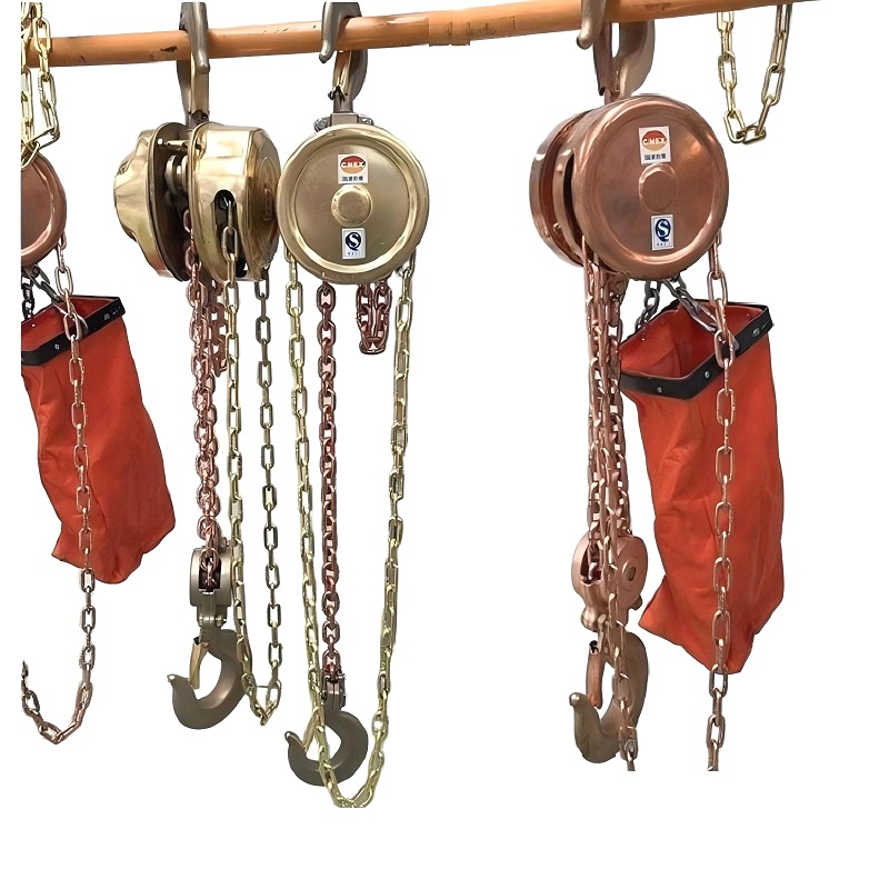 رافعة سلسلة يدوية مضادة للانفجار