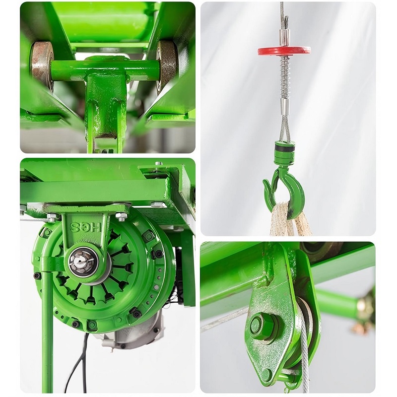 Вертикальный кран с четырьмя колоннами