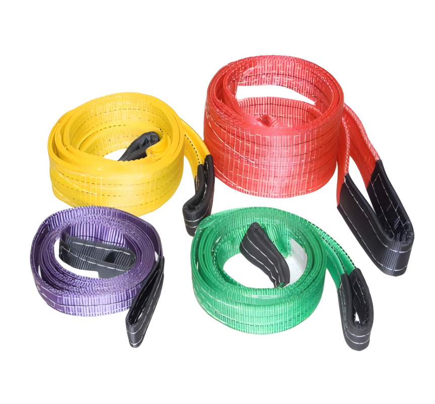 カラフルなフラットウェビングスリング