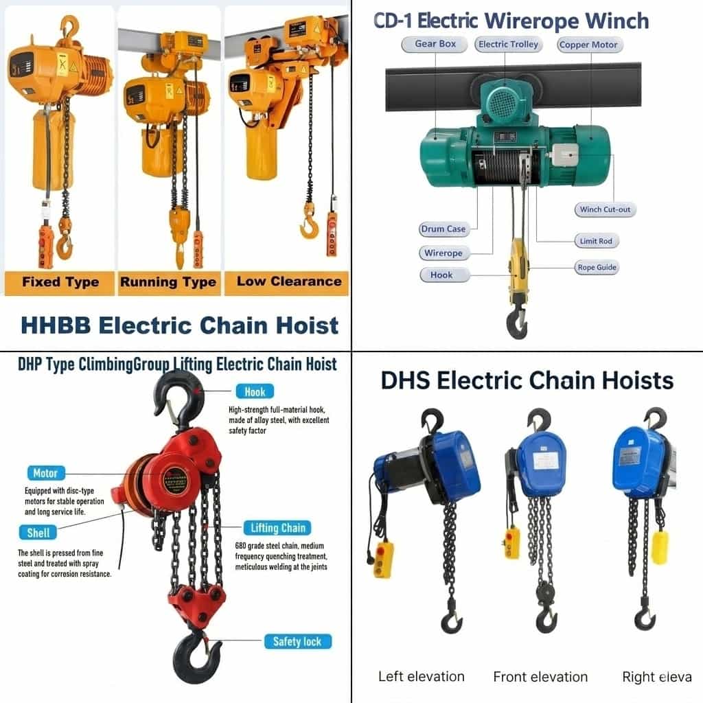 Key Factors for Selecting Industrial Electric Hoists: Load Capacity, Certification & Application